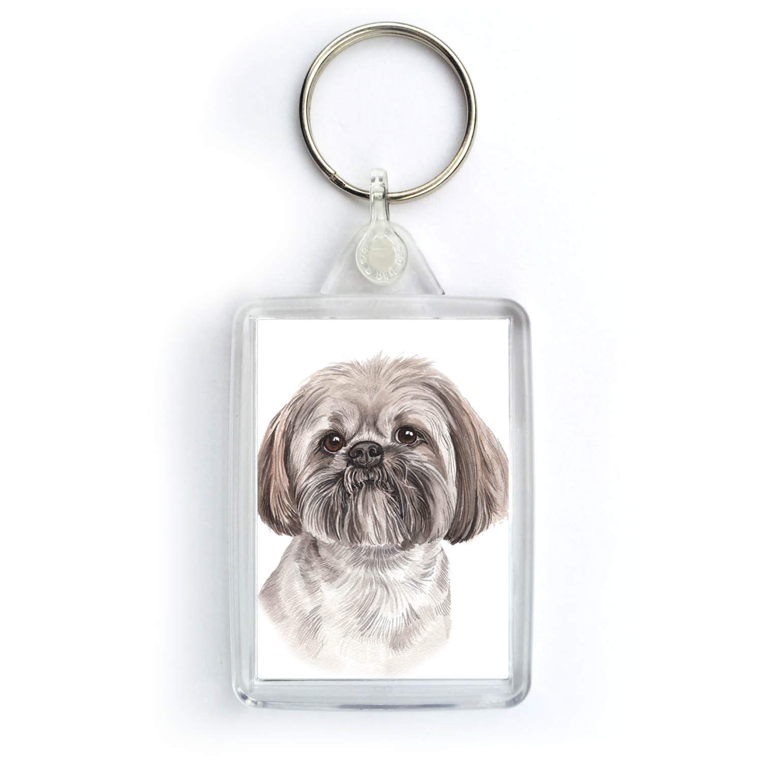 WaggyDogz Lhasa Apso Dog Keyring (KRG-207)