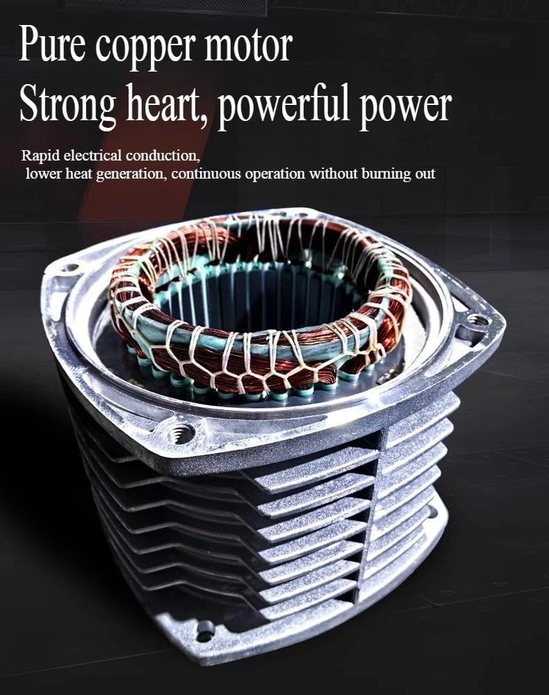 【 Polipasto eléctrico de cadena 380 2T/12T 】 Máquina elevadora grúa a prueba explosiones - alta resistencia para uso industrial Montacargas eléctrico(2TDouble Chain4M)