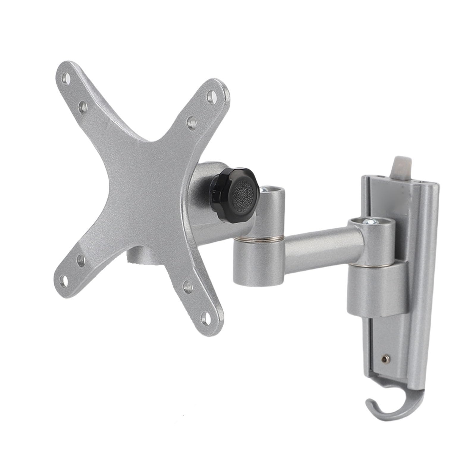 Generic Ramię Wyświetlacza ze Stopu Aluminium Stabilny Telewizor Montowany na ścianie Duży Ekran Full Motion 30 Cali do Domowego Biura w Kolorze Srebrnoszarym