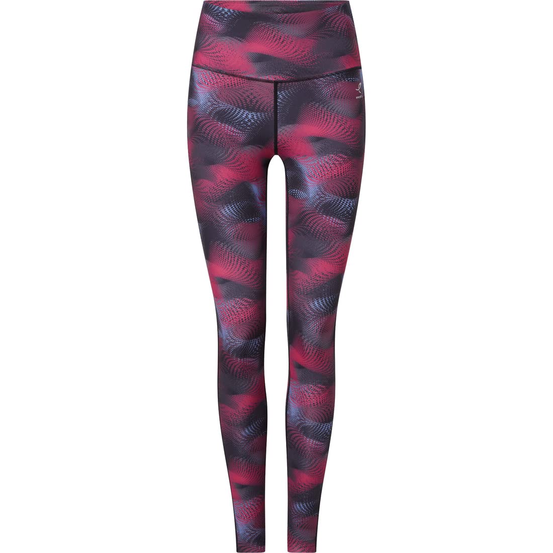Energetics Women's Capinem 1/1 Leggings, AOP-/Red Wine/Blue, XS