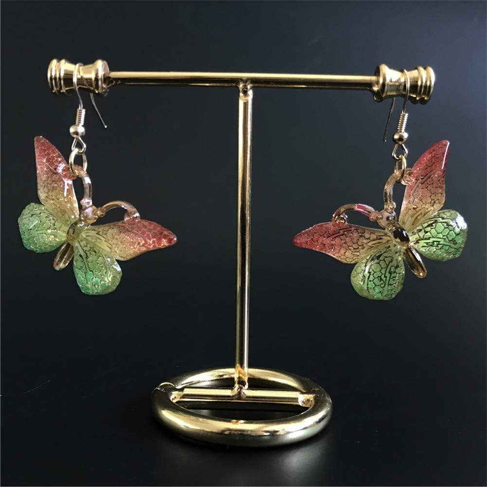 8 Pairs Of Butterfly Earrings, light weight Acrylic Colored Earrings Women Fashion Jewelry Gift,Earrings Sets (8 Pairs earring set) - Image 8