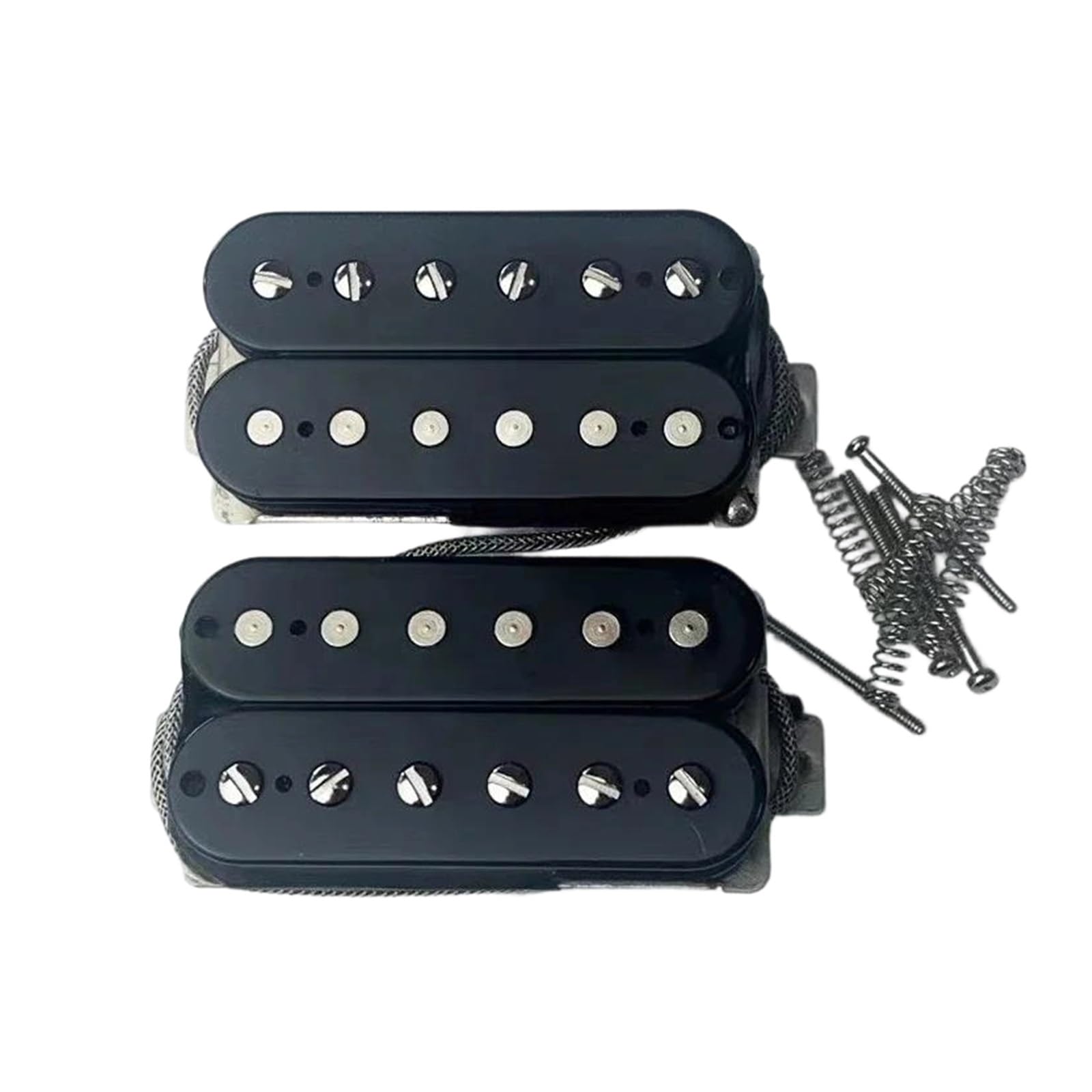 Gitara Elektryczna Alnico 2 Hue Coil Pickup Neck/Bridge 1 Zestaw Akcesoriów(Black)
