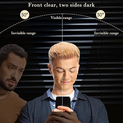 Miniatura 10 de PERFECTSIGHT - Protector de pantalla de zafiro antideslumbrante y antiluz azul para iPhone 15 Pro Max de 6.7 pulgadas, protección ocular de vidrio