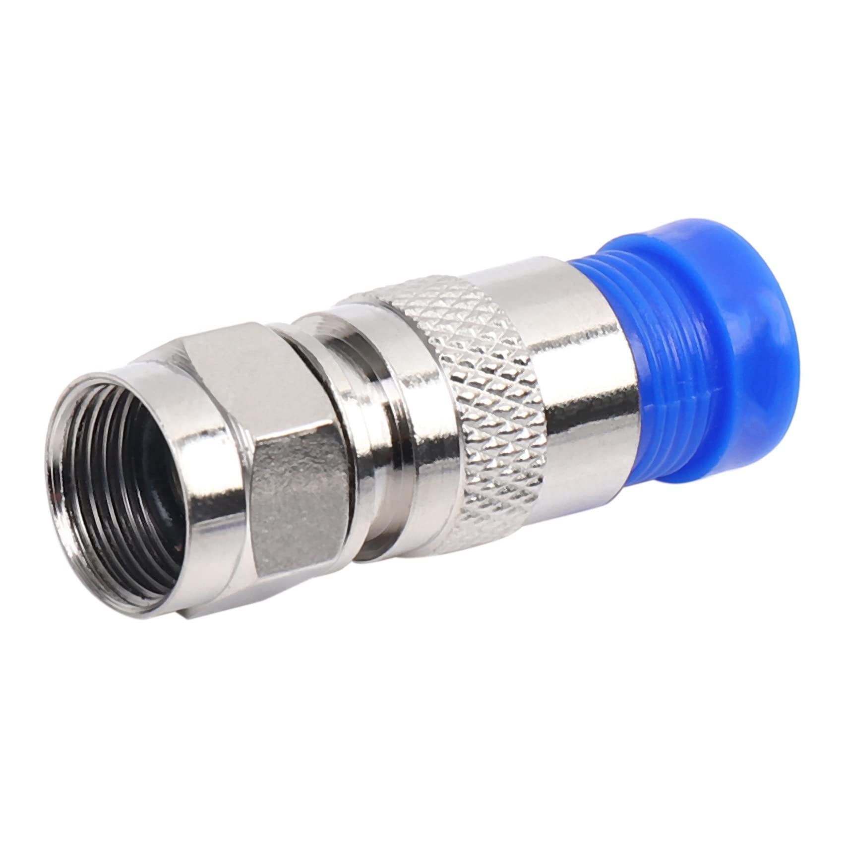 200Pièces Séries RG6 Connecteurs de Compression Câble Coaxial Connexion étanche F Connecteur de Compression RG6 Outil de Compression Coaxiale