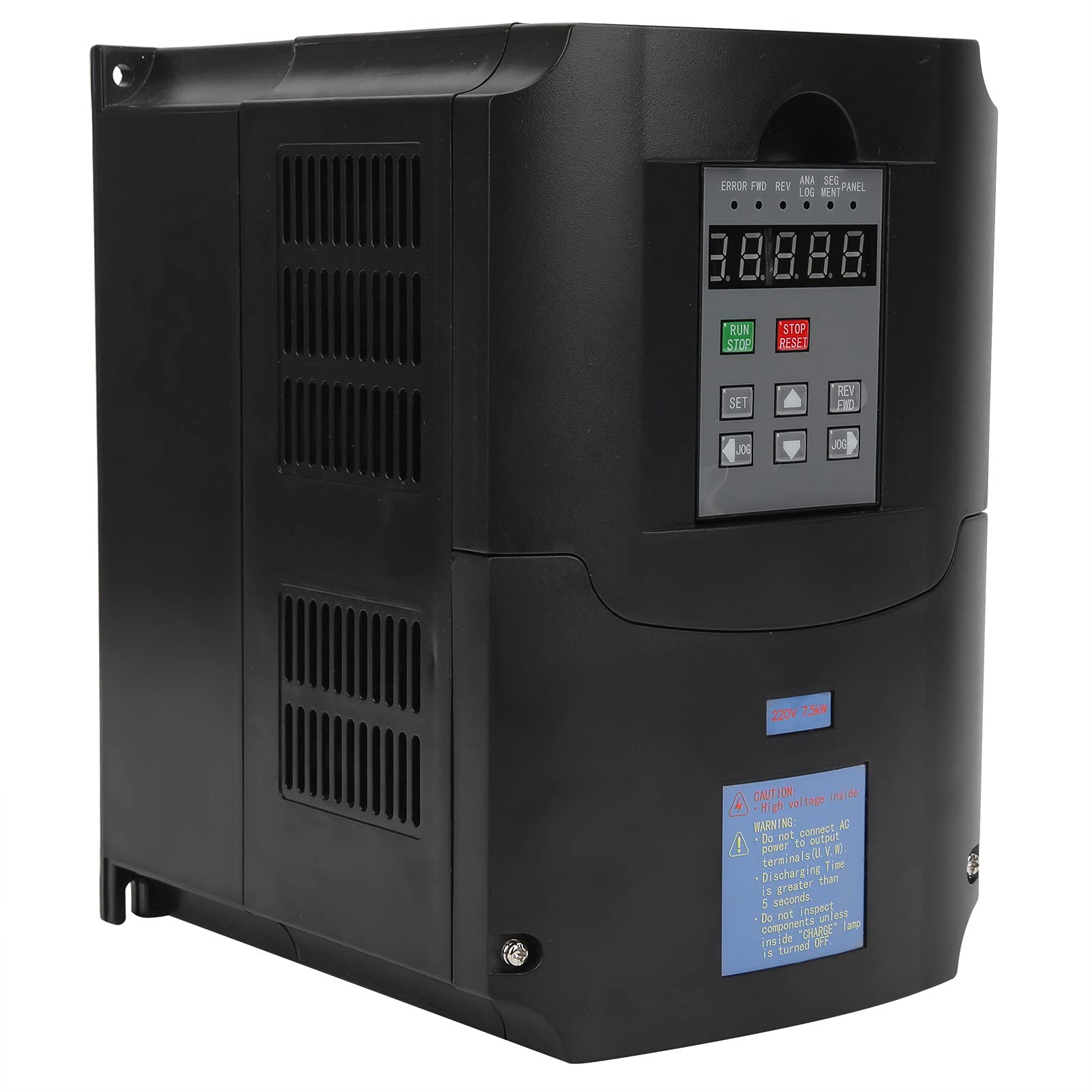 Haofy Convertidor de Frecuencia Material ABS Industrial Convertidor de Accionamiento Variable de 7,5 KW para Motores de Husillo, Tornos, Bombas, Fresadoras para Suministros Industriales