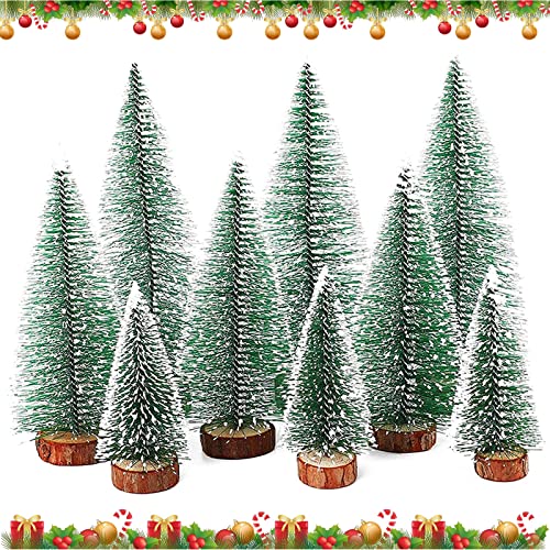 Weihnachtsdeko Tannenbaum 28 Mini Weihnachtsbaum, 9 Stück Kleiner Weihnachtsbaum, künstlicher...