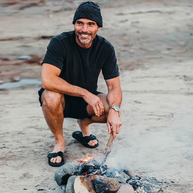 Revs - Tay - Men’s Single Strap, Adjustbale, Reflexology Massage Sandals. Small Steps, Big Changes. Enjoy Health & Longevity.2