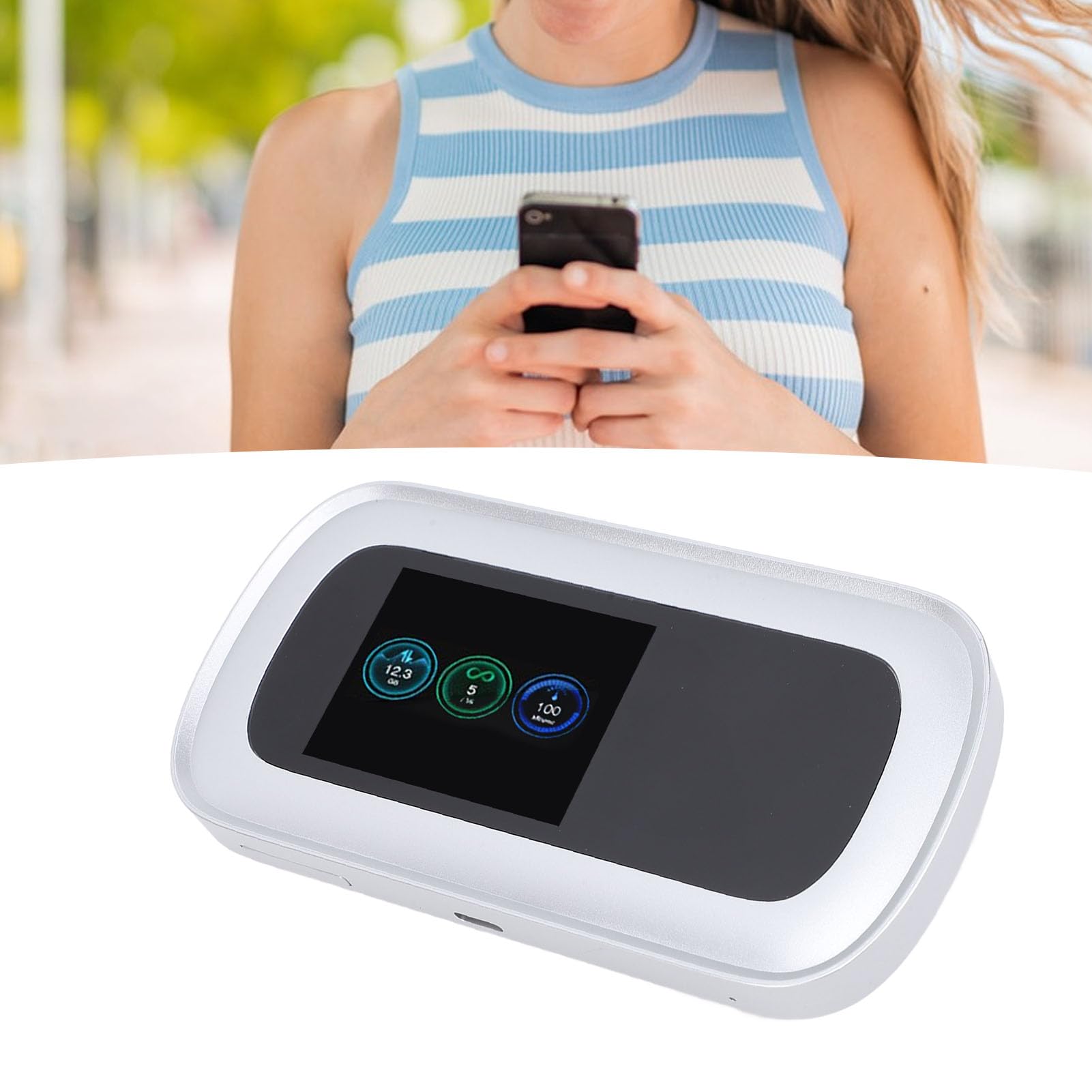 Hotspot WiFi Portatile 5G, velocità 2,5 Gbps
