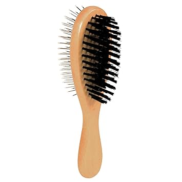 Trixie Dog Double Sided Brush with Pin and Bristles (21-cm)