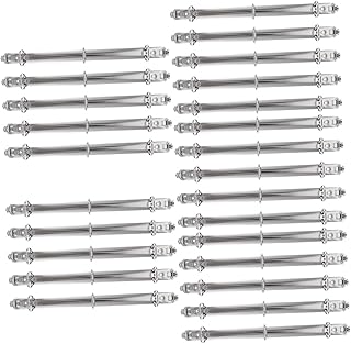 MAGICLULU 25 Peças Pasta A5 Notebook Scrapbook Fichário A5 Fichário 3 Anéis De Metal Folhas Soltas Fichários Clipe De Metal Fichário Caderno Encadernação Pentes Fichário Anéis Mecanismos