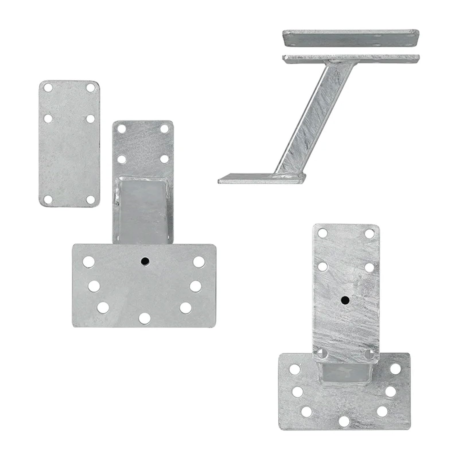 APT Soporte universal para rueda de repuesto con placa de montaje para llantas de 4, 5 agujeros