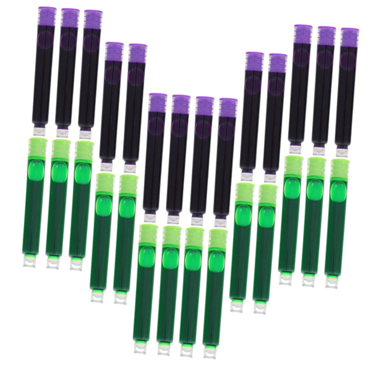 100piezas Recambios De Tinta Para Bolígrafo Unidades Tinta De Color Borrable Para Estilográficas