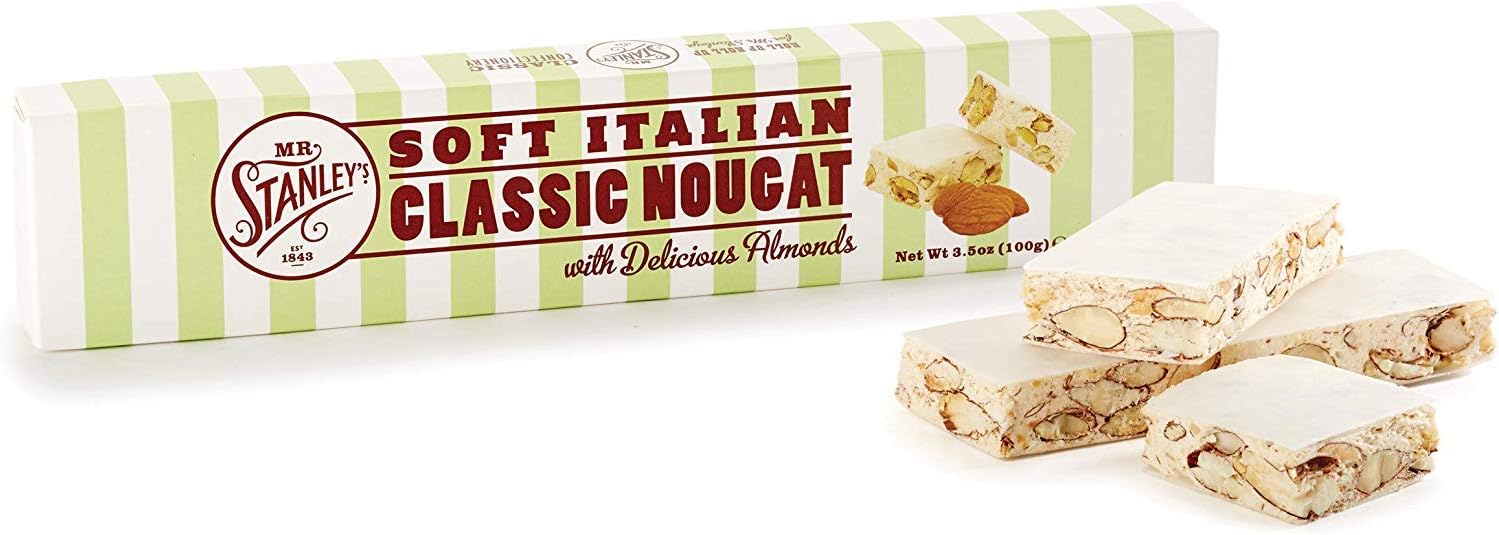 Mr Stanleys Soft Italian Nougat Bar 100 g (Pack of 2)