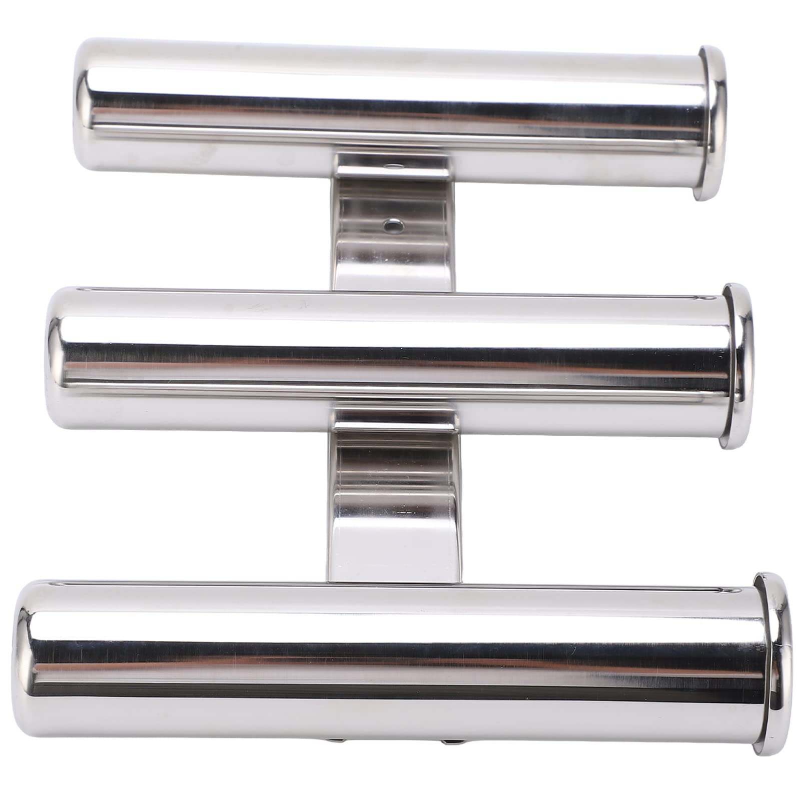 Uchwyt na wędkę Kuuleyn 3 Tube Boat Fishing Rod Holder, uchwyt na wędkę ze stali nierdzewnej 304 3 Link, stojak na wędkę ze stali nierdzewnej do jachtów morskich, akcesoria do