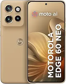 Smartphone Motorola Edge 60 Neo 5G - 512GB 24GB (12GB RAM + 12GB Ram Boost) 50MP Sony Camera Moto AI e tela 1.5K Super HD - Latte
