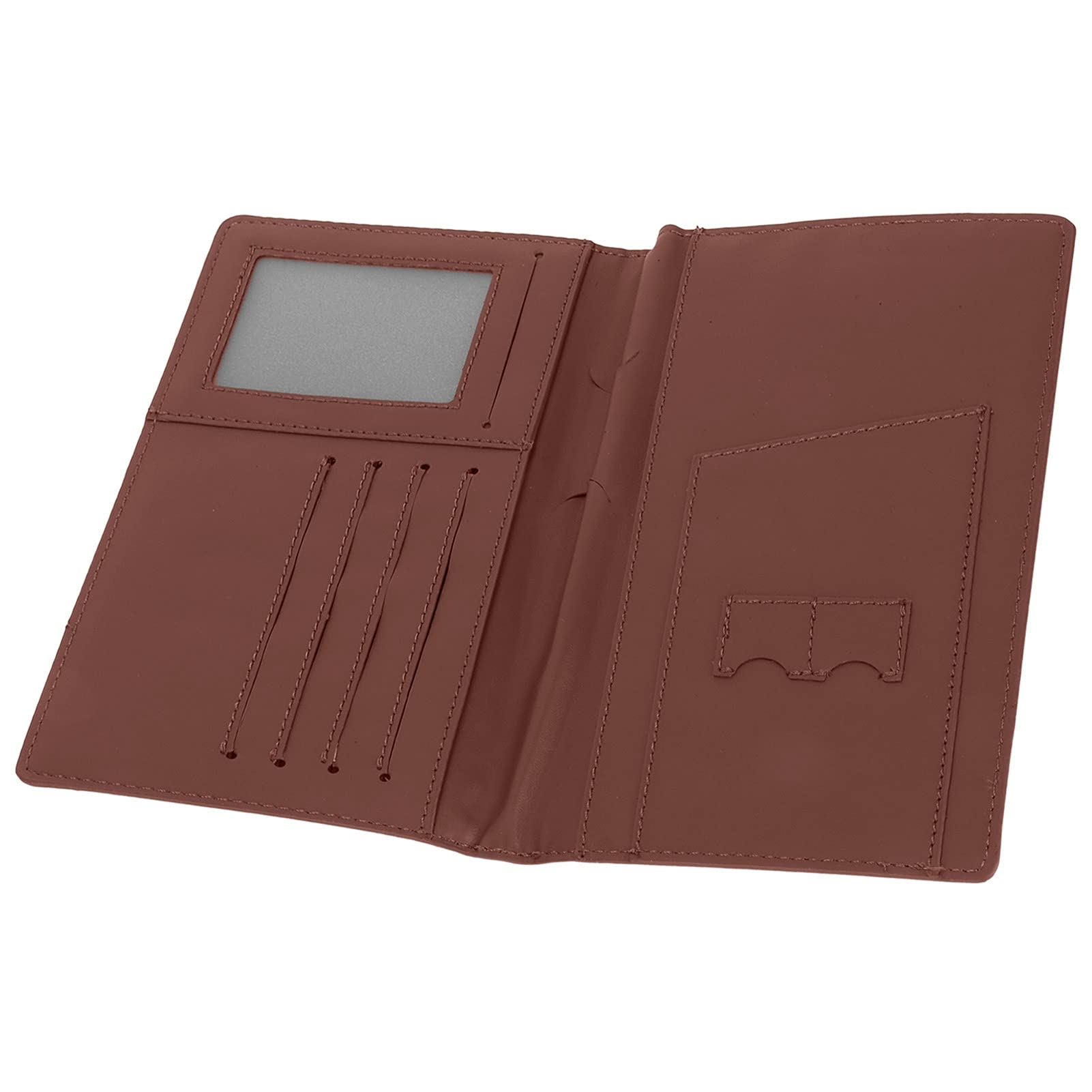 Cocoarm Porta Passaporto Portafoglio da Viaggio in Pelle PU con Blocco Antifurto Organizzatore di Documenti di Viaggio 11,5 X 18,8 X 0,5 Cm per Carte Passaporto Biglietti Contanti Viaggiatori (-50#)