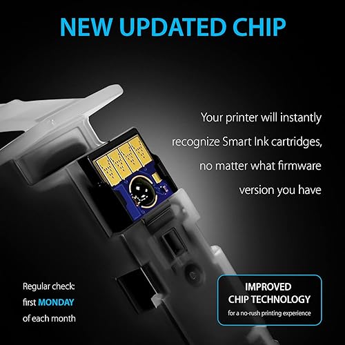 Miniatura 6 de Smart Ink Cartucho de tinta de repuesto compatible para HP 910XL 910 XL (negro XL y CMY XL 4 combo Pack) para usar con Officejet Pro 8025 8020 8028
