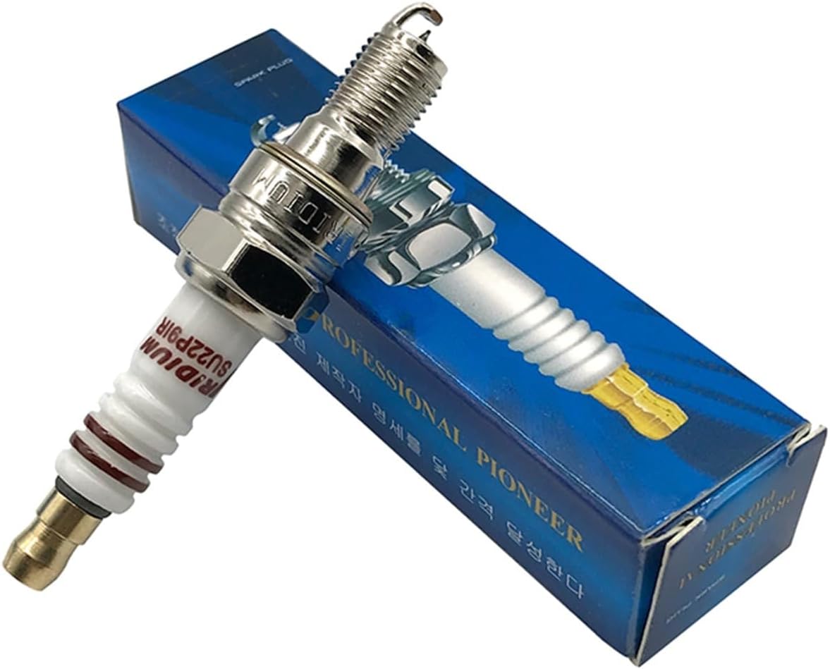 2-piece set of iridium motor spark plugs SU22P9IR suitable for CR7EH-9 CR7EHIX-9 U22FER-9 U22FSR9 CR8EH-9 CR8EHIX-9 CR8EHV-9 IUH22 U24FERZ-U9 IUH24