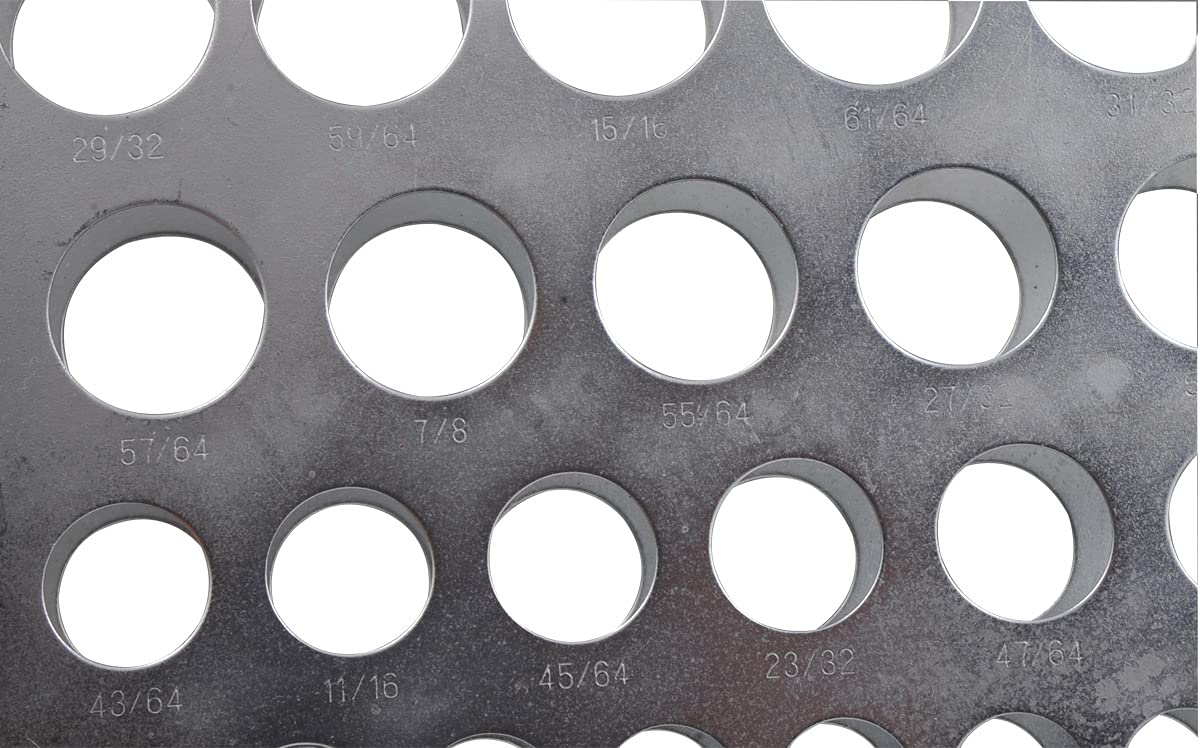 HHIP 8600-0411R 33 Piece Transfer Punch Rack, 1/2-1"