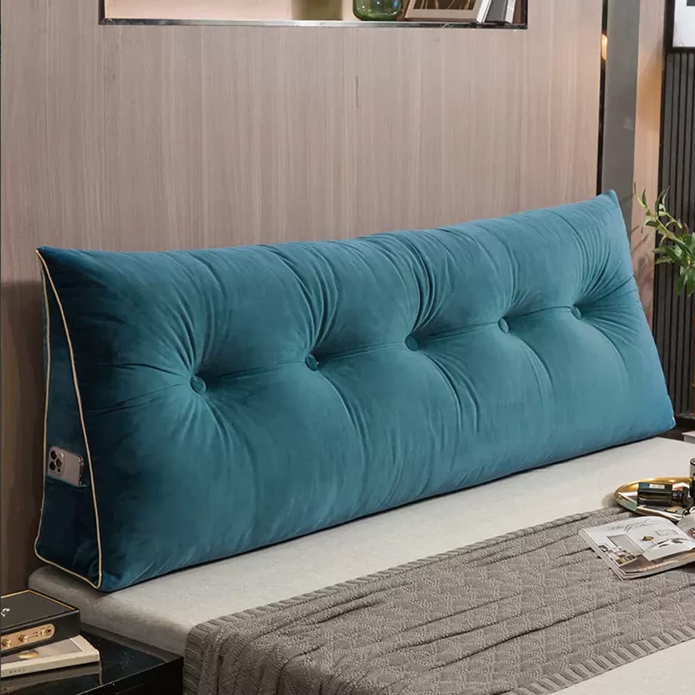 Grande cuscino da lettura per testiera, supporto lombare triangolare, cuscino a cuneo, cuscino di supporto per schienale, cuscino per divano letto, sedia da ufficio, supporto per il collo
