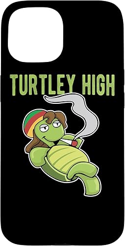 Miniatura 10 de Funda para iPhone XR con diseño de tortuga de tortuga de marihuana de THC CBD