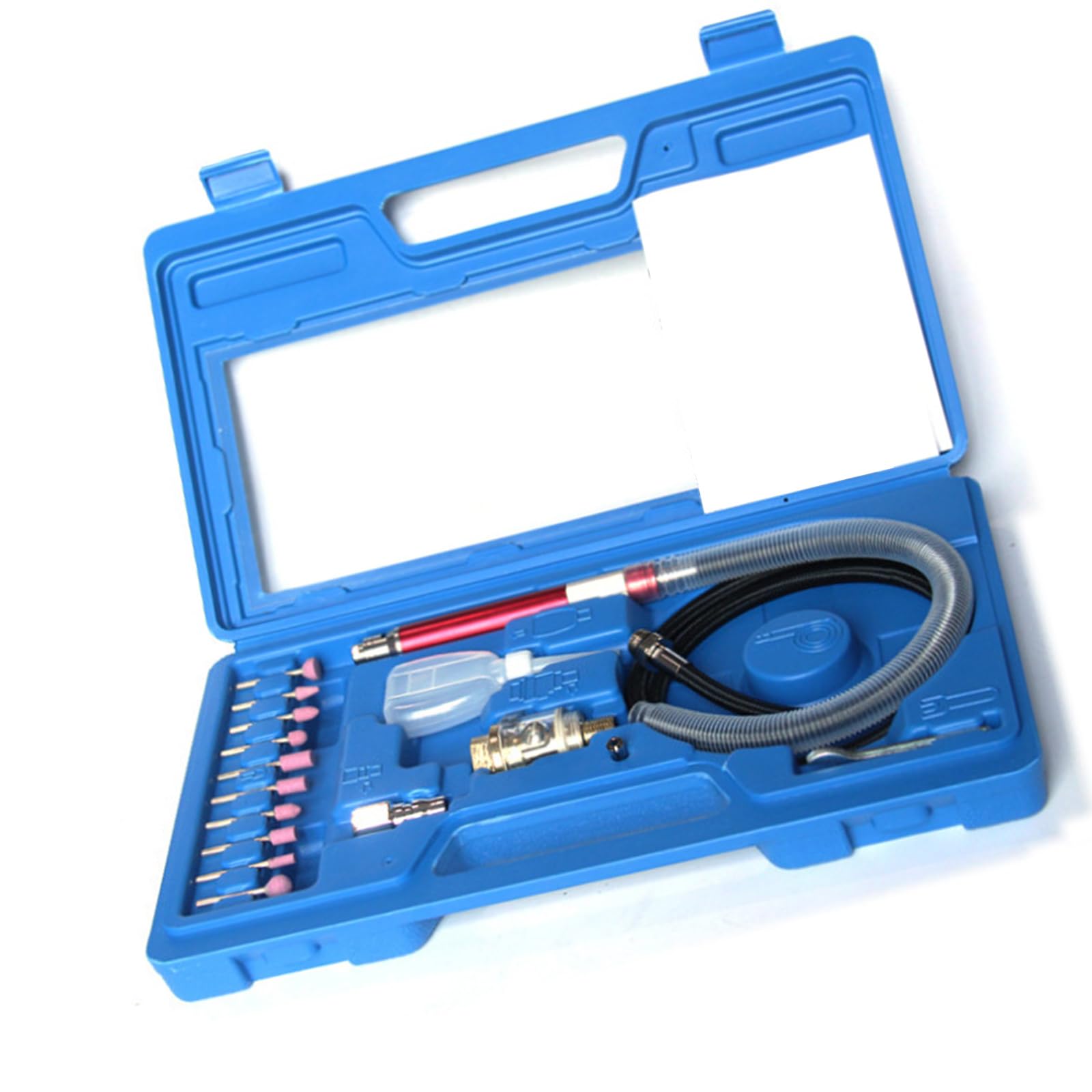 Air Small Die Grinder Kits Small Pencil Polishing Engraving Grinding Cutting Pneumatic Furniture Repair Blue Case Electric Sander