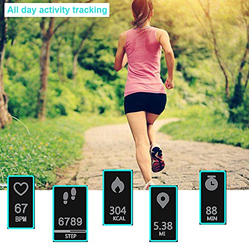 image for Fitness Tracker with Heart Rate Monitor,Willful Fitness Watch Activity
