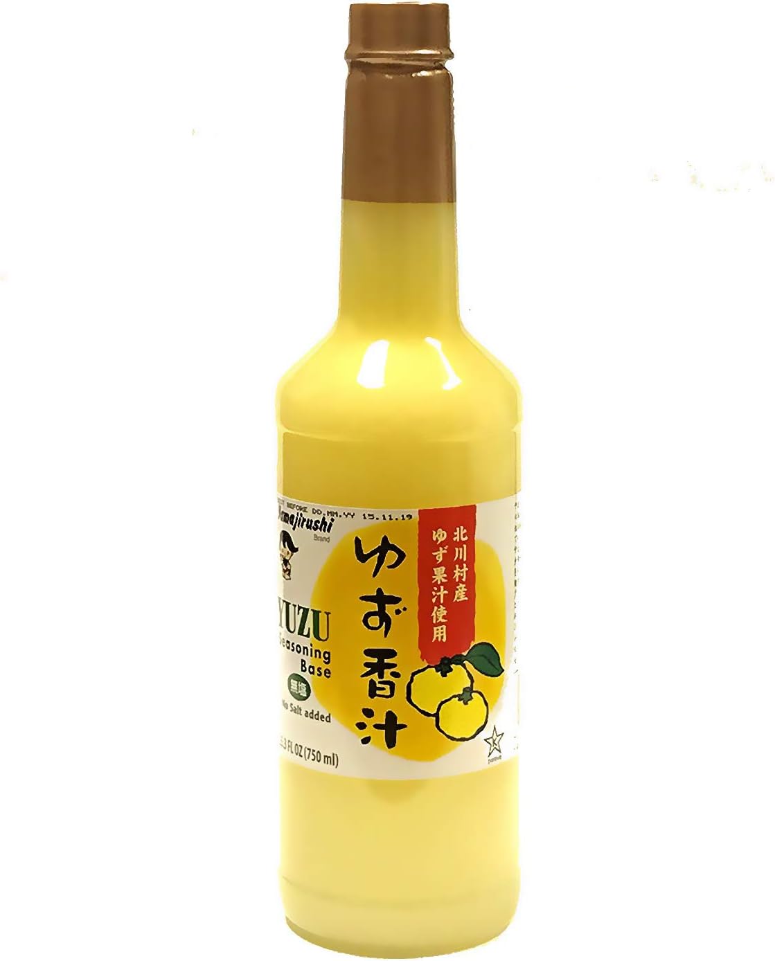 Yamajirushi Yuzu Seasoning Base, No Salt Added, Makes Sauce, Dips, Dressing, Cocktails | 750mL