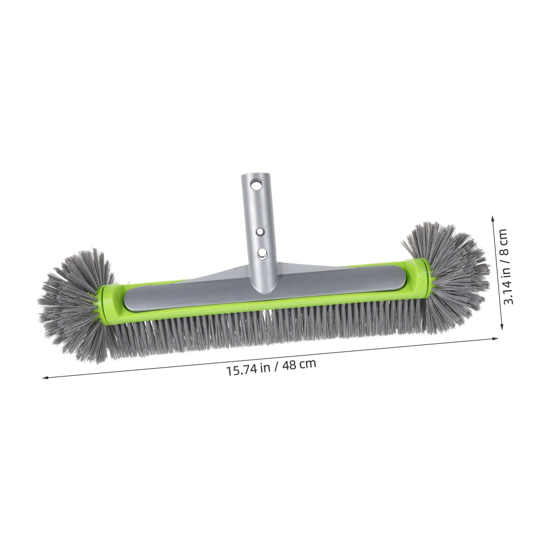 CAXUSD 16 Pool Wall Brush Heavy Duty Cleaning Brush for Tiles Swimming Pool Brush Head Pool Cleaning Tools