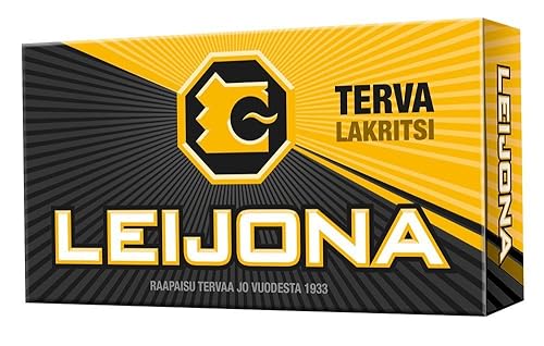 4 cajas x 1.13 oz de hoja Leijona Lakritsi - Tervalakritsi - Original - Finlandés - Regaliz - Regaliz - Pastillas - Pastillas - Gotas - Grageas -