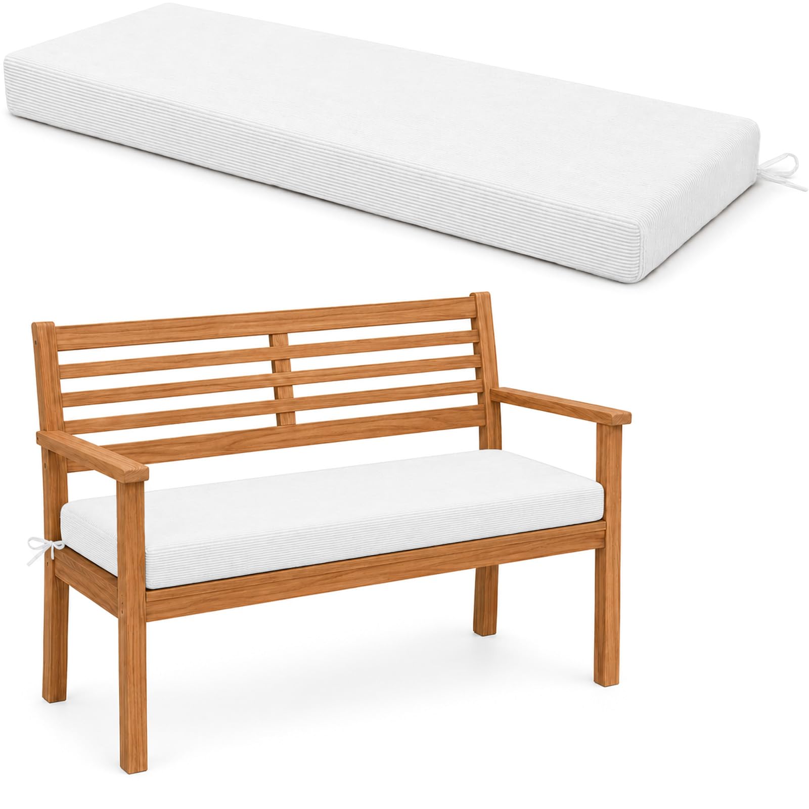 Corduroy Bench Cushion – 2/3/4 seater Garden Bench Cushion Indoor/Outdoor