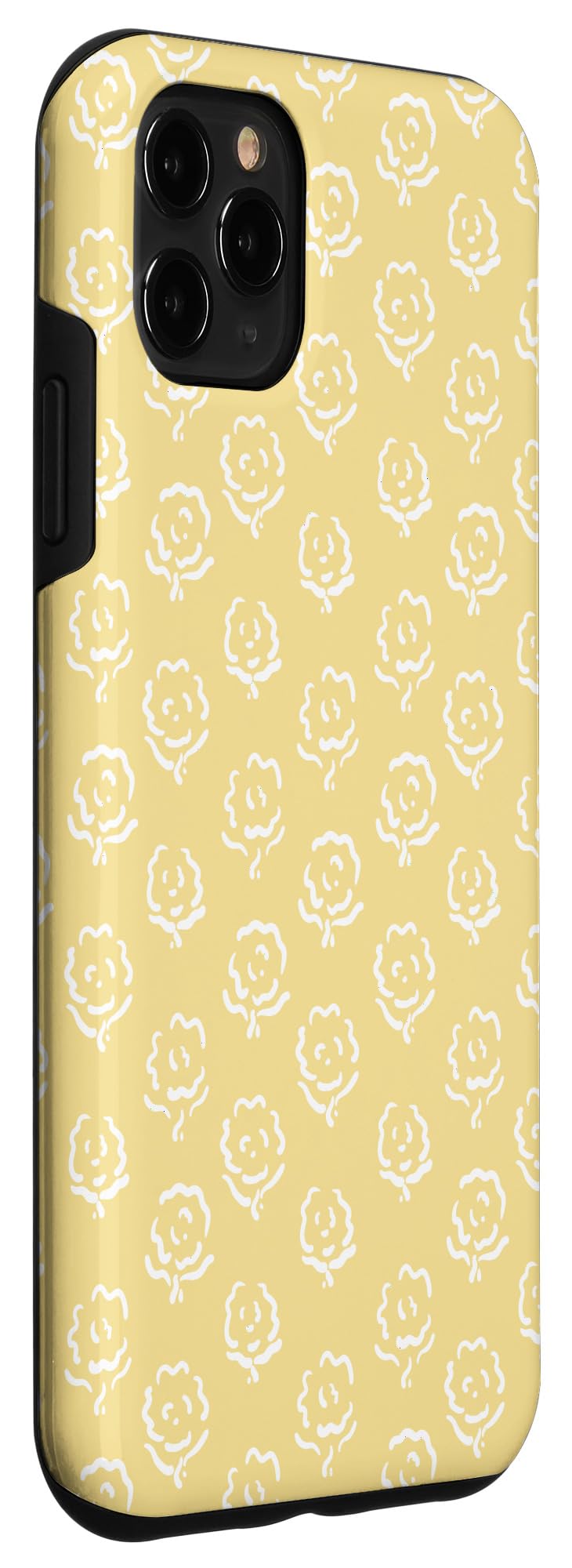 Preppy Yellow Flower Pattern Hand Painted Case for iPhone 11 Pro Max - Image 3