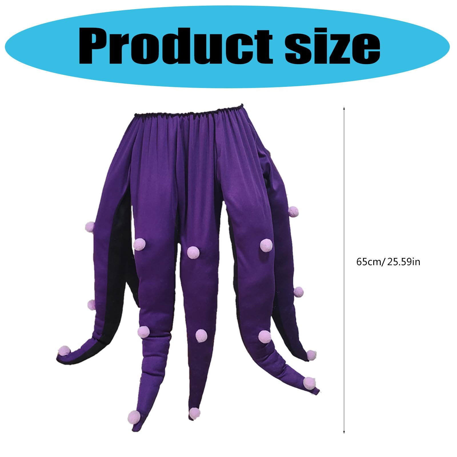 3 Seehexe Kostüm für Erwachsene, Tentakel Outfit für Halloween, Cosplay und Verkleidungspartys, Seehexe Halloween Kostüm
