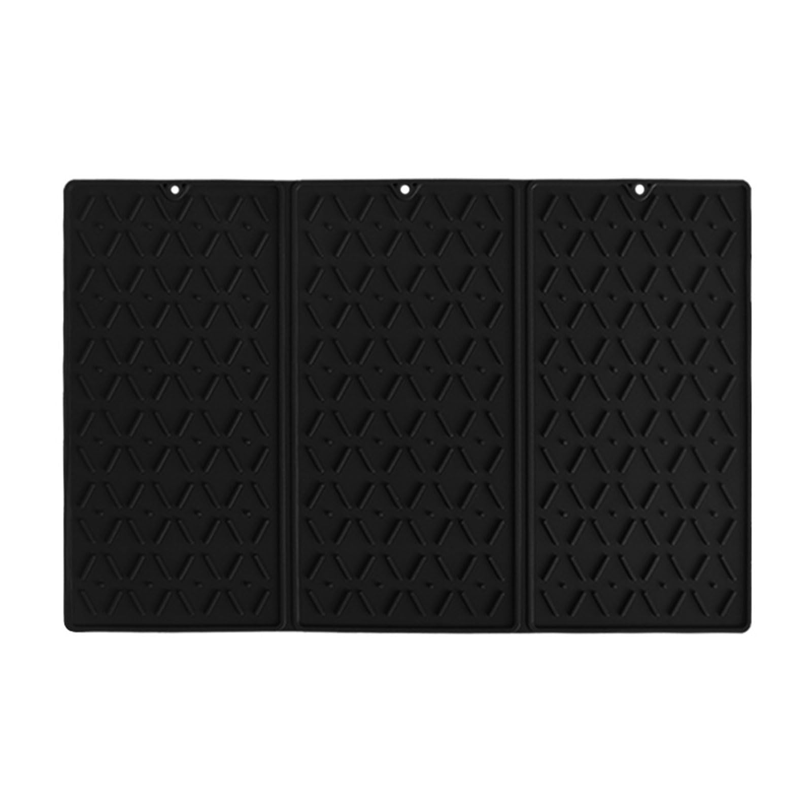 MALSSE Silicone Drying Mat for Kitchen Counter and NonSlip for Draining Cookware, Fruits, and Vegetables Drying Pad