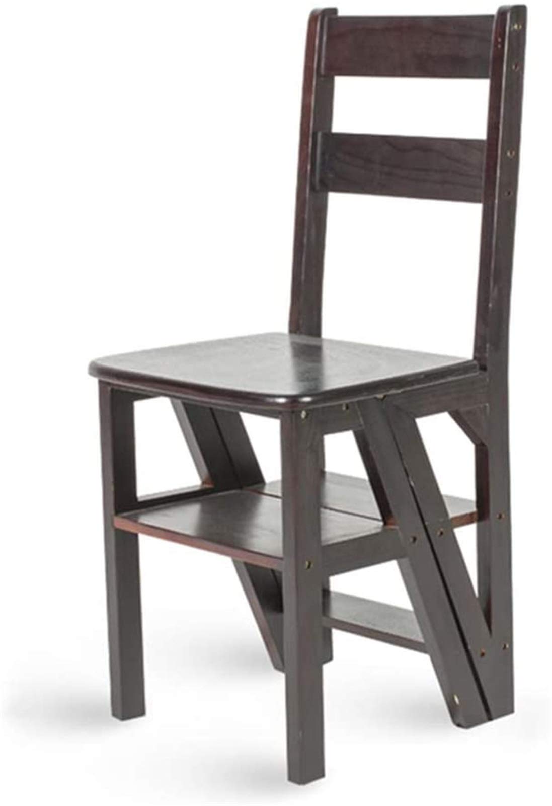 Escabeau bois pliable 4 marches robute pour maison et jardin
