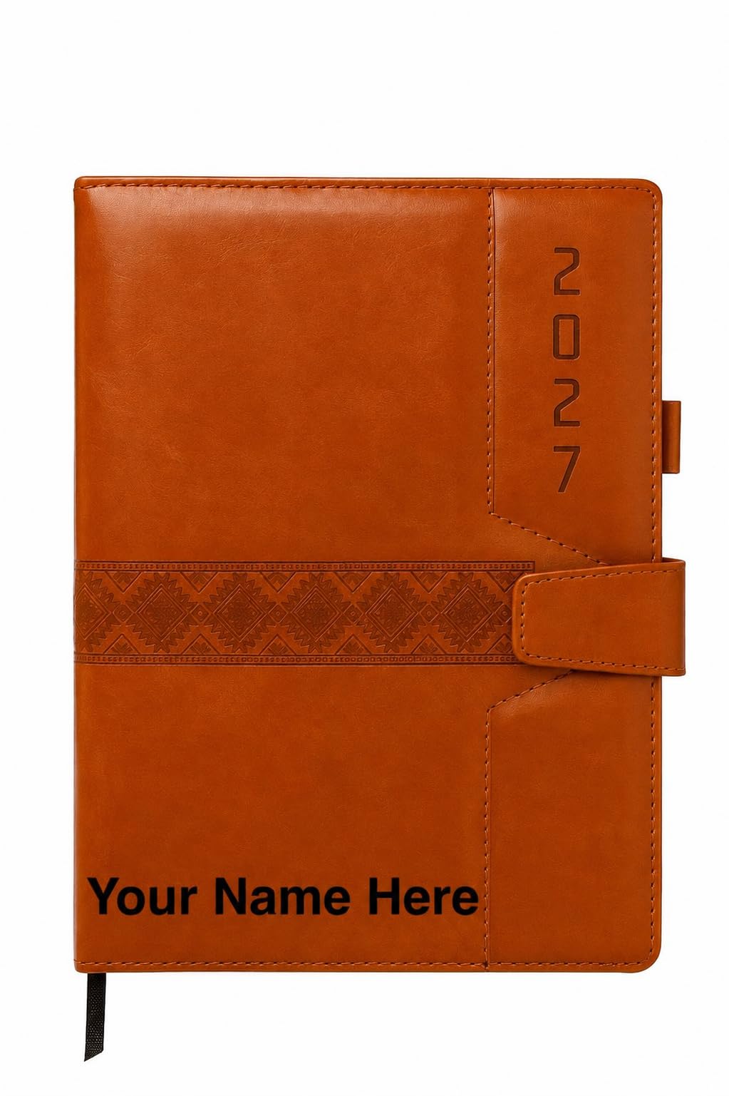FLYSPACE 2025 Customized Daily Planner with Financial Tracker, Personalised Diary, Calendar Maps, Two-Tone Leather Cover-image-25