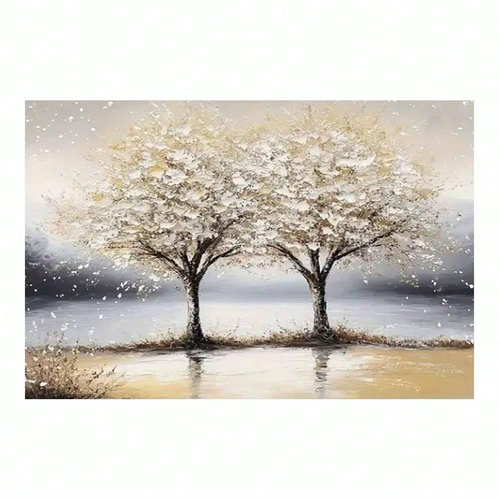 TZKBDMA Abstract Natural Plants And Flowers Canvas Wall Art Modern Graffiti Landscape Aesthetics Posters Painting Pictures(70x100cm/Without frame)
