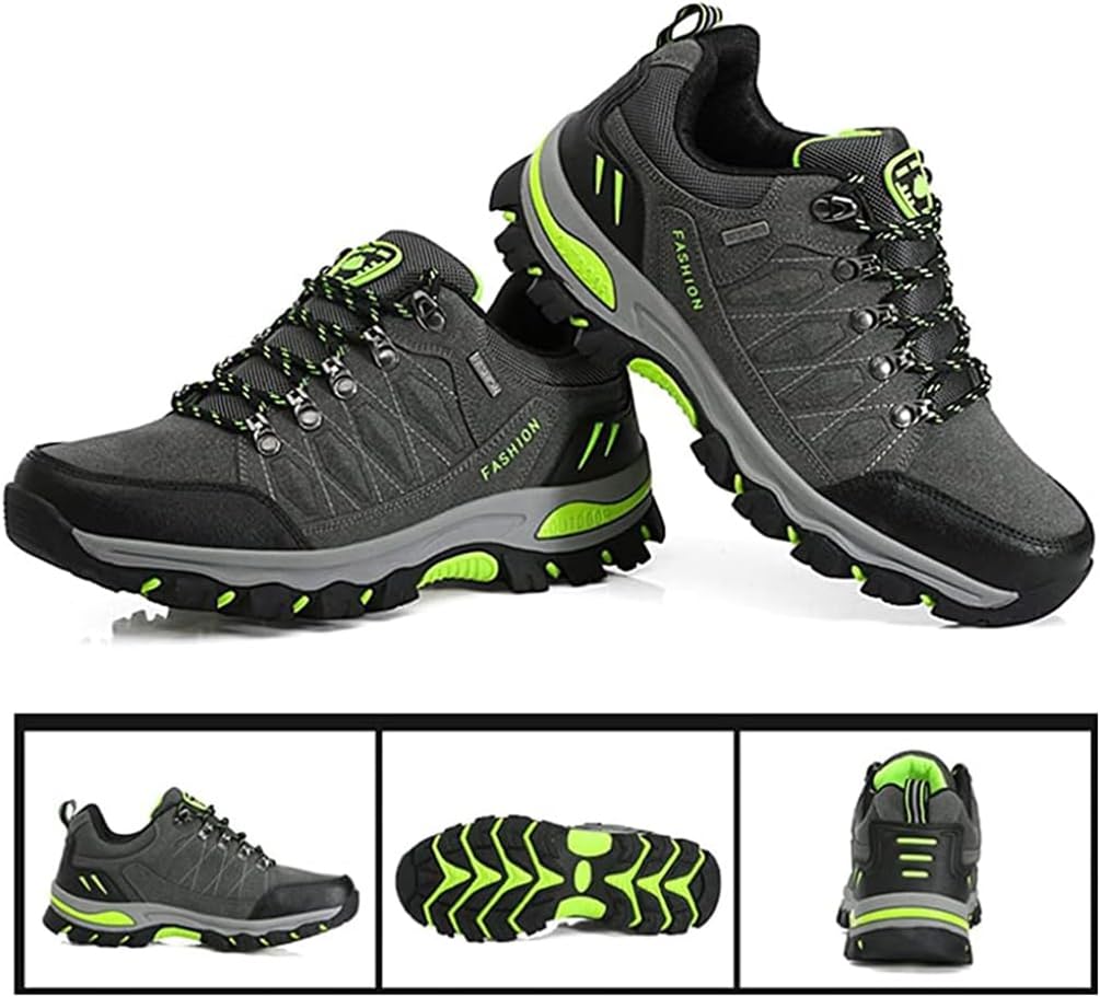 Chaussures de Randonnée Escalade pour Homme Femme Chaussures de Randonnée en Plein Air Imperméable Antidérapant Bottes de Trekking Promenades Voyages Sneakers (Wan-D22, 40EU)