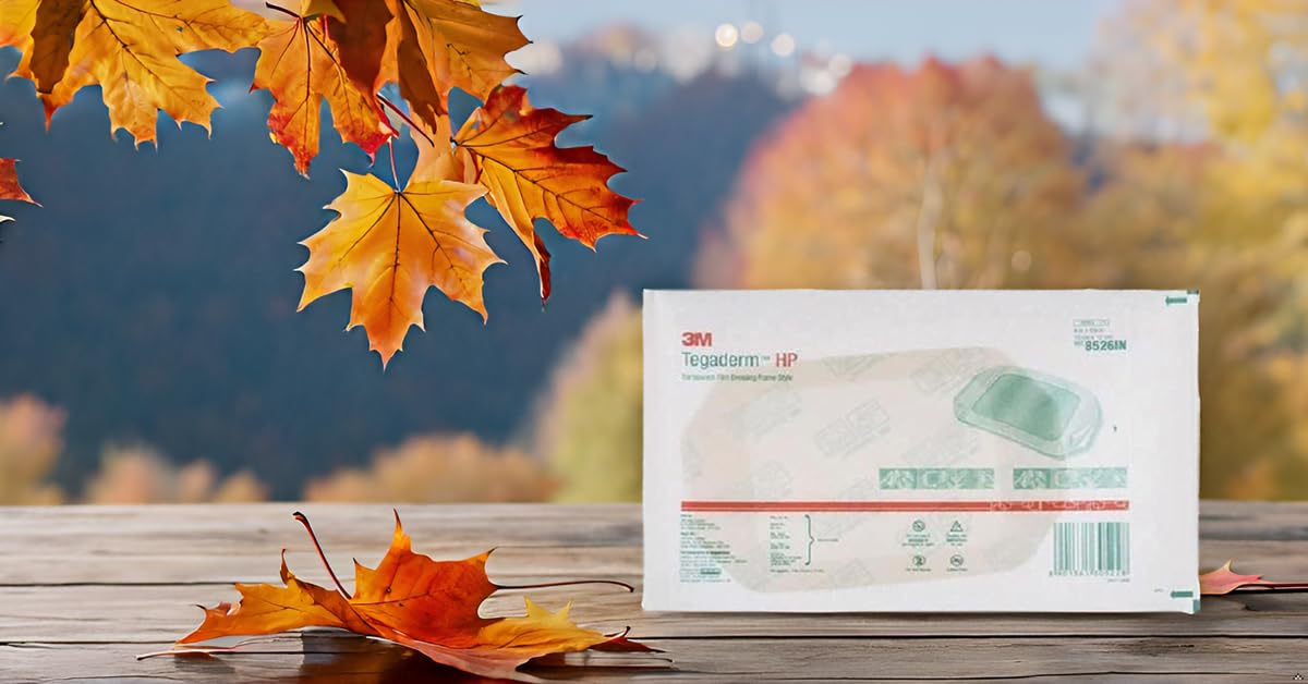 Batch New Skin-Friendly Adhesive Tegadem 8526 IN Transparent Film Dressing, Waterproof & Sterile Wound Protection, 10cm x 12cm (Pack of 15)