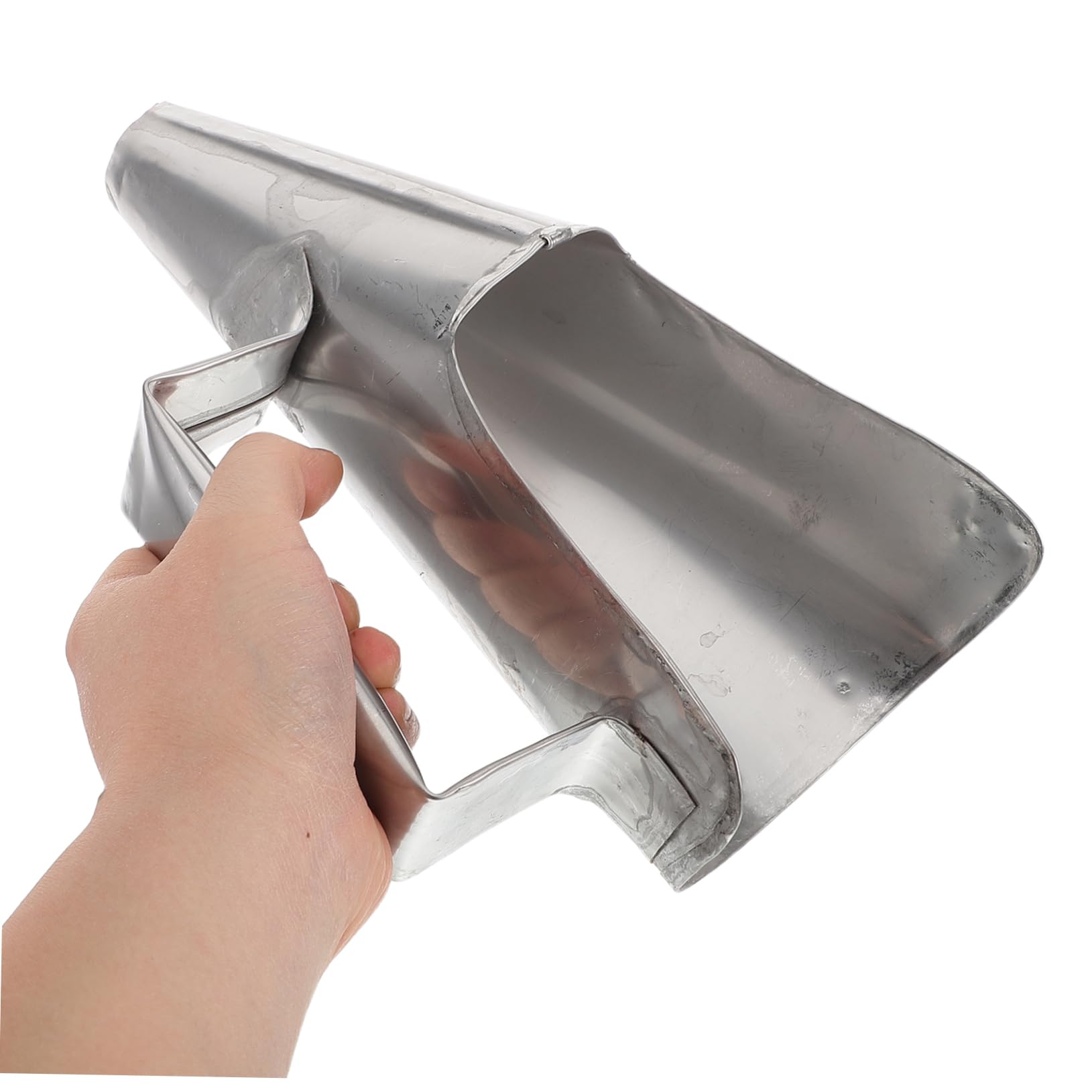Gatuida Imbuto Alimentare in Metallo per Inscatolamento a Bocca Larga, Imbuto di Riempimento per Sacchetti di Snack con Manico Ergonomico Antiscivolo, Utensile Cucina per Artigli di Pollo