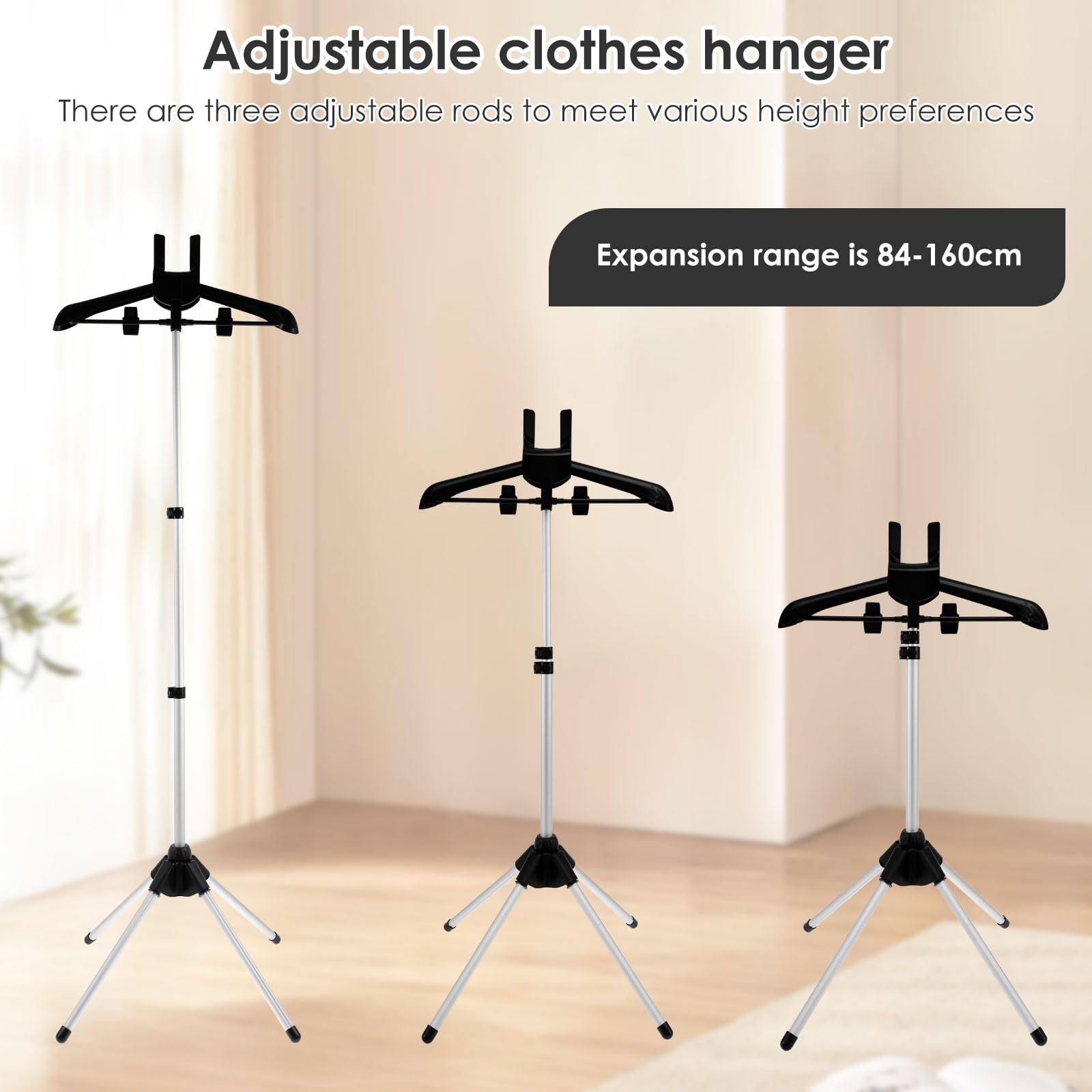 YLMFTNU Clothes Steamer Stand with Ironing Glove, Garment Hanger for Steaming Clothes, Handheld Garment Steamer Rack, Steam Iron Stand Hanger, Clothes Drying Rack