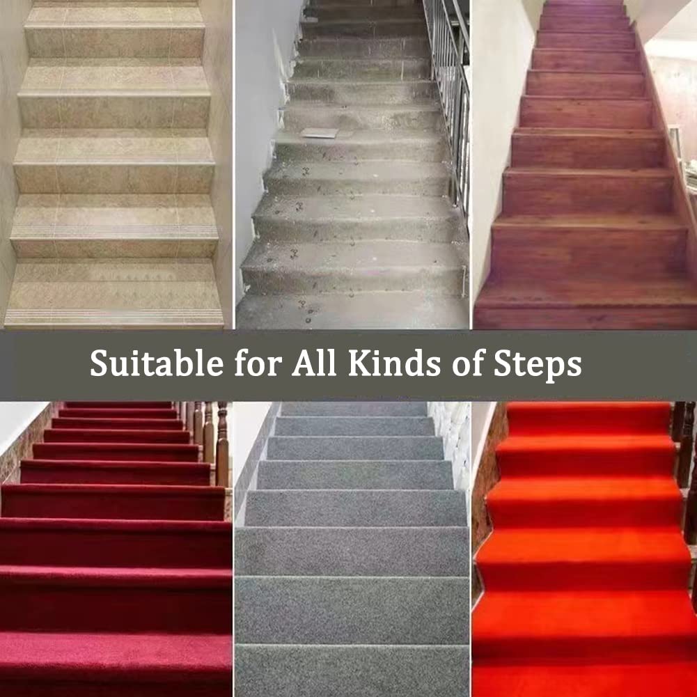 Chemin d'escalier autocollant pour enfants et animaux de compagnie Motif animal Utilisation intérieure Couleur C Parfait pour la maison Tapis sûr pour les enfants et les animaux domestiques