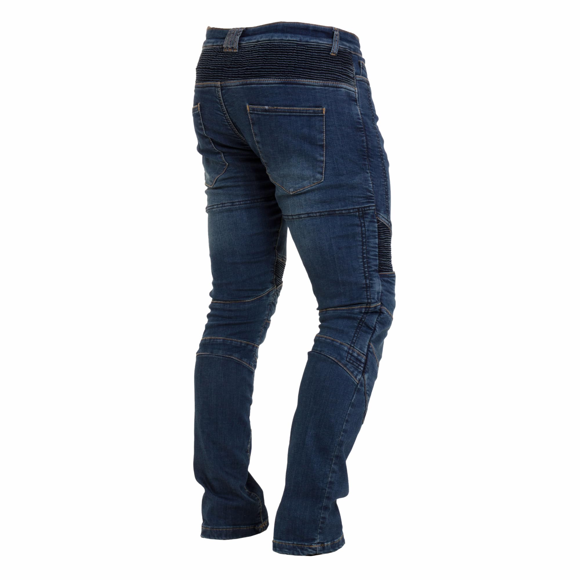 Rider Protec® Men's Motorcycle Jeans Aramid Protective Linning Motorbike Denim Jeans Riding Pants with Removable Armour Biker Trousers for Men — view 4