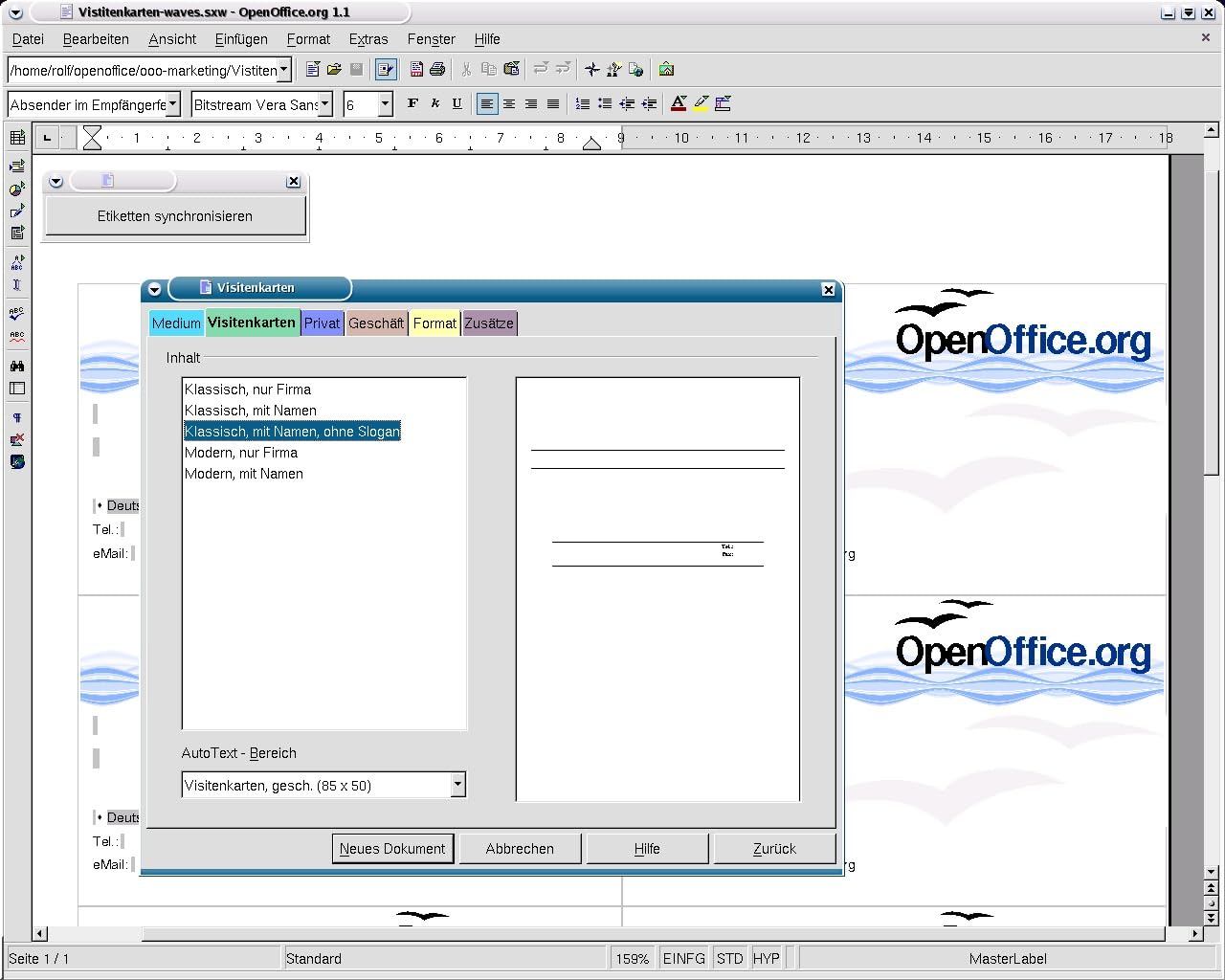 Apache OpenOffice 2025 auf DVD – Multi plattform Version – Deutsch – Writer, Calc, Impress – Kein Abo, offline