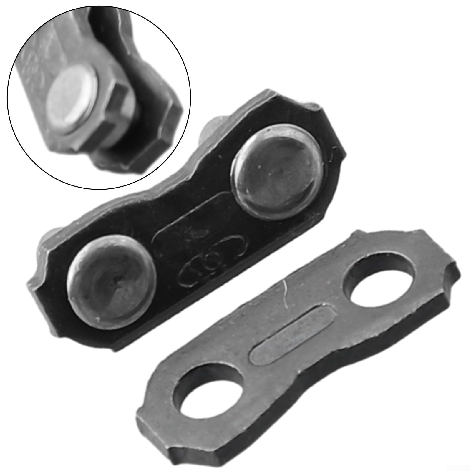 10 maglie in acciaio per motosega 325 058, dimensioni 1,5 x 0,5 cm, adatte per riparazioni e sostituzioni della catena della motosega