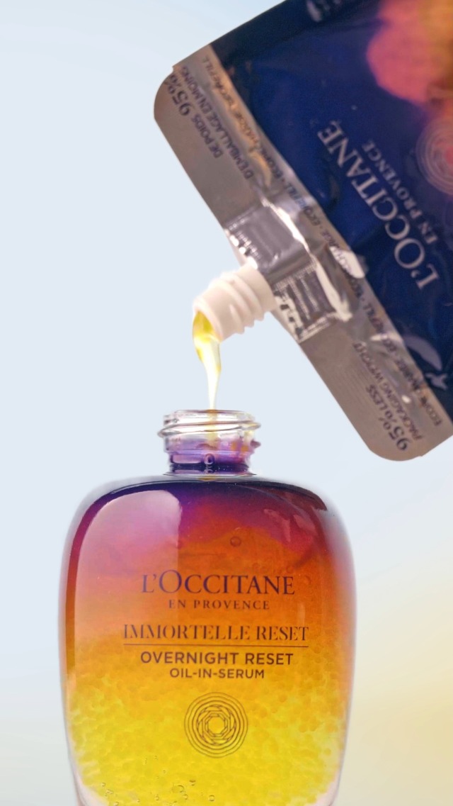 【新品未使用】ロクシタン　オーバーナイト リセット セラム　レフィル　50ml イモーテル オーバーナイトリセットセラム レフィル 50mL