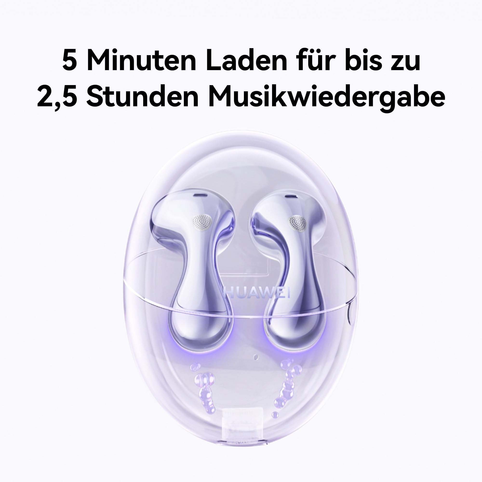 HUAWEI FreeBuds 6 Kabellose Kopfhörer, Schwarz | Dual-Treiber True Sound, Klare Anrufe, Open-Fit-ANC, 36 Stunden Akkulaufzeit, IP54, für iOS & Android, 30 Monate Garantie