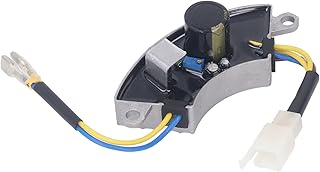 Single Phase Voltage Regulator, Shockproof Good Stability Voltage Regulator Rectifier Lightweight 60‑100VAC for 3KW Gasoline Generator