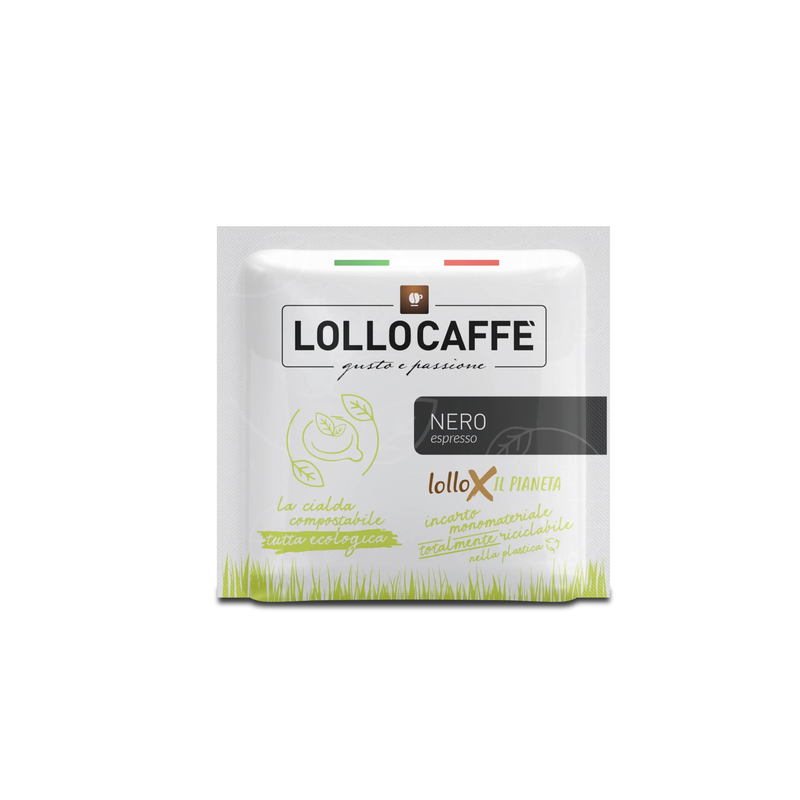 LOLLO CAFFE' CIALDE IN CARTA ESE 44MM MISCELA NERA MOKONA/TAZZONA COMPATIBILI (450)