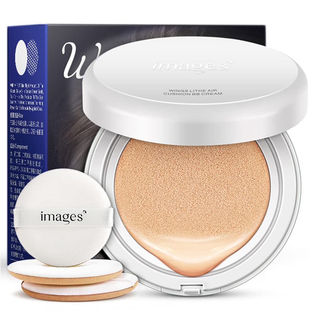 Magik Moisturizing BB Cushion Foundation Compact Buildable Coverage Long-Lasting 1 Pack Ivory